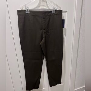 NYDJ NWT AUTHENTIC GANACHE (BROWN) SLIMMING FIT ANKLE CUT PANTS